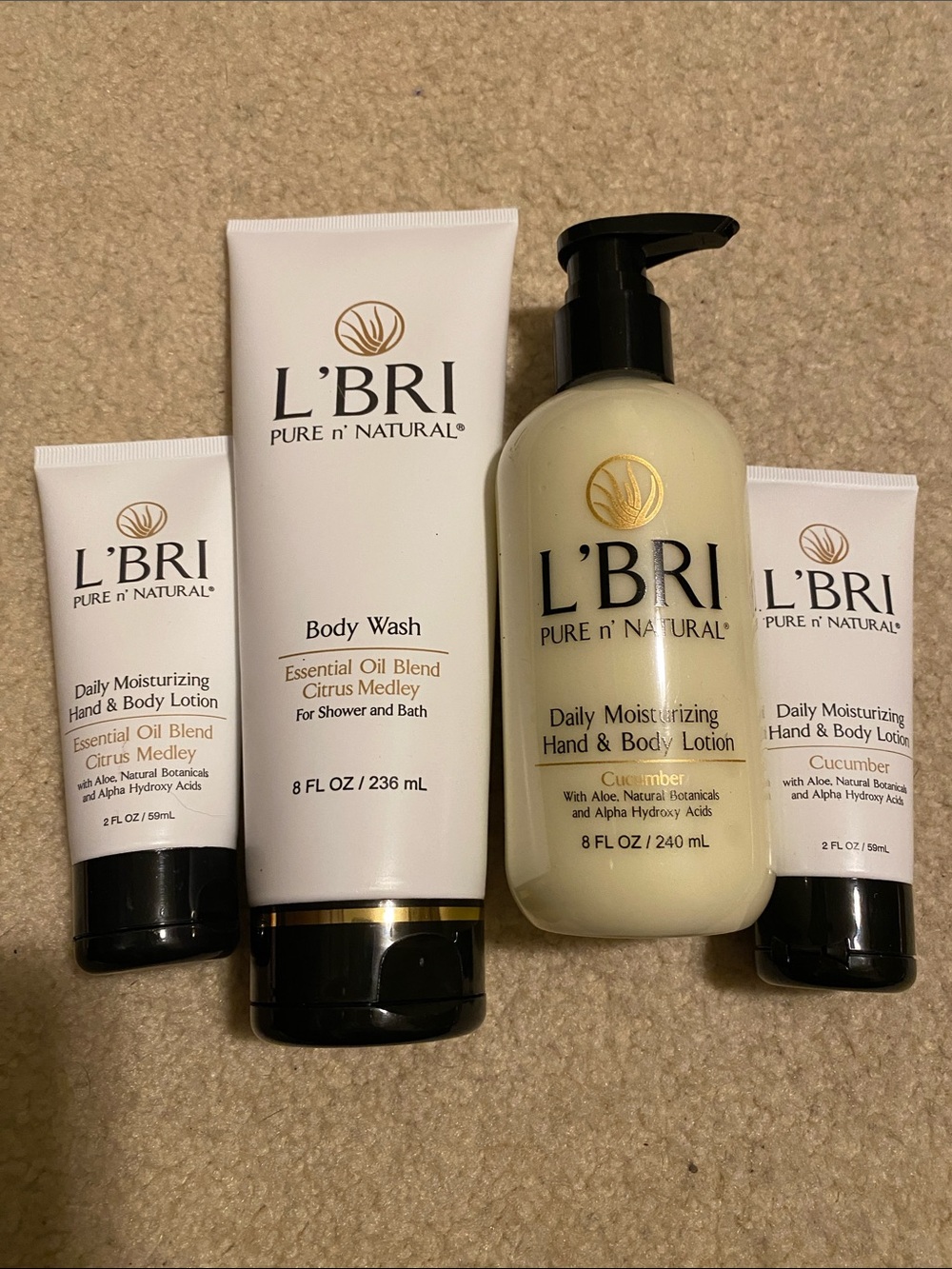 Citrus Medley Body Wash in White Packaging